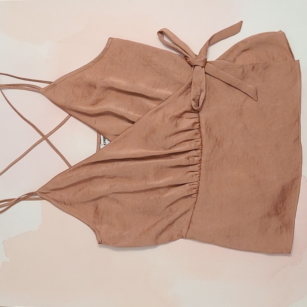 Express Mauve Crossover Camisole Cami Sz Small